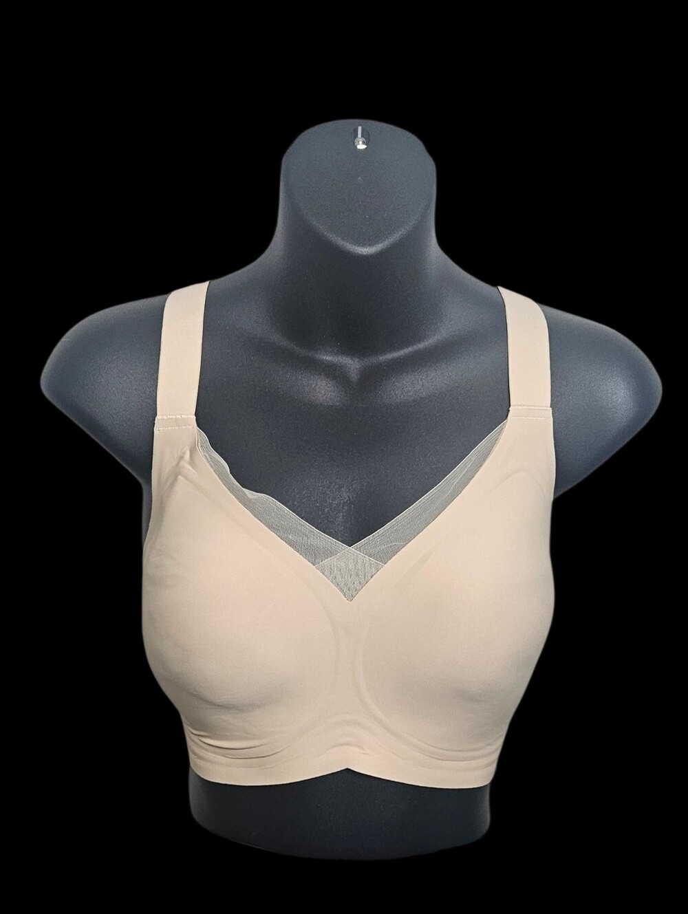 Oeak Wireless Comfort Bra with Mesh V-Neck SIZE (L)